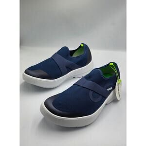 OOFOS OOmg Low Mesh Slip-On Shoes Men’s Size 12 Navy Recovery Comfort Sneakers